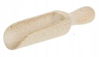 Czerpak NABIERAK DREWNIANY szufelka 17cm DUŻY mąki 50 sztuk