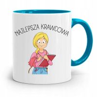 Kubek Błękitny Krawcowej Krawca Najlepsza Krawcowa Z Nadrukiem Ze Zdjęciem