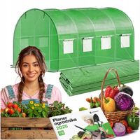 FOLIA ZAMIENNA POSZYCIE NA TUNEL OGRODOWY SZKLARNIA 4,5x2x2m 9m² UV4 FOLIAK
