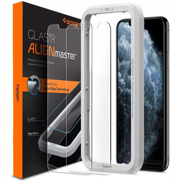 Szkło do iPhone 11 Pro, Spigen Glas.tR AM, 2 szt. zdjęcie 1