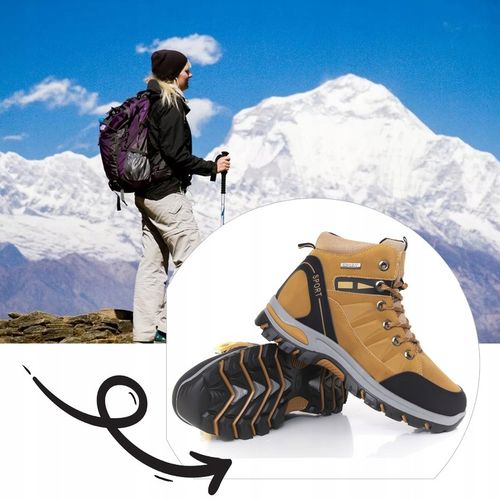 Obuwie Trekkingowe buty zimowe w góry Trapery turystyczne Botki na Arena.pl