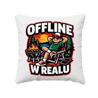 Offline w realu - poduszka na prezent GRILL ODPOCZYNEK CHILLOUT LUZ