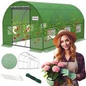 TUNEL FOLIOWY OGRODOWY 3x2 m DUŻY 6 m² SZKLARNIA FOLIA STELAŻ UV-4 PREMIUM