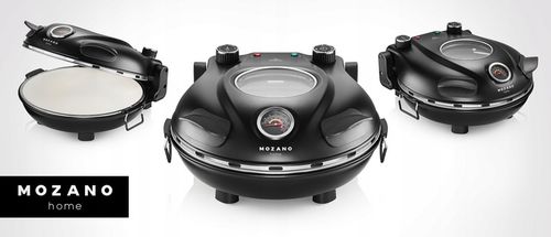 PIEC DO PIZZY KAMIENNY 420°C MOZANO 2 ŁOPATKI 1200W FORMA NOŻYK + PRZEPISY na Arena.pl