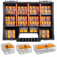 SZYBKOZŁĄCZKI ZŁĄCZKI INSTALACYJNE WAGO 221 ZESTAW KOMPLET 60szt