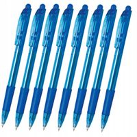 Długopis automatyczny olejowy PENTEL BK 417 WOW 0,7 niebieski 8szt