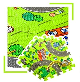 PUZZLE PIANKOWE MATA MIASTO ULICE DROGI 18EL DUŻE na Arena.pl