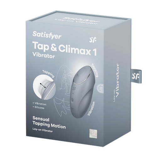 Satisfyer Tap & Climax 1 niebieskoszary na Arena.pl
