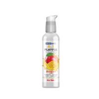 4 in 1 lubricant with mango flavor   4 fl oz / 118 ml