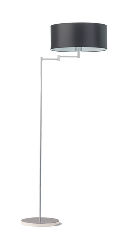 Lampa podłogowa CANCUN E27 abażur walec na Arena.pl
