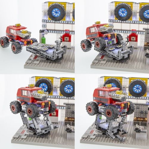 Laser Pegs Świecące Klocki Rally Garage Aleja Serwisowa 600El. 18205 na Arena.pl