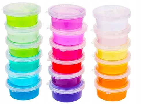 ZESTAW SLIME DO ROBIENIA GLUTÓW WIELKI KREATYWNY 120w1 BOX FABRYKA PREZENT na Arena.pl