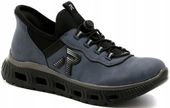 Sneakersy damskie Rieker M6065-12 BLUE granatowe EKO SKÓRA R..36