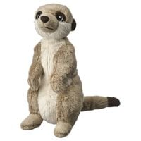 Pluszak maskotka miś przytulanka surykatka 20 cm IKEA SANDLÖPARE beżowy