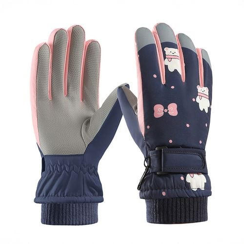 Rękawice Narciarskie Zimowe Rękawiczki Dla Dzieci Ocieplane Wodoodporne Gra na Arena.pl