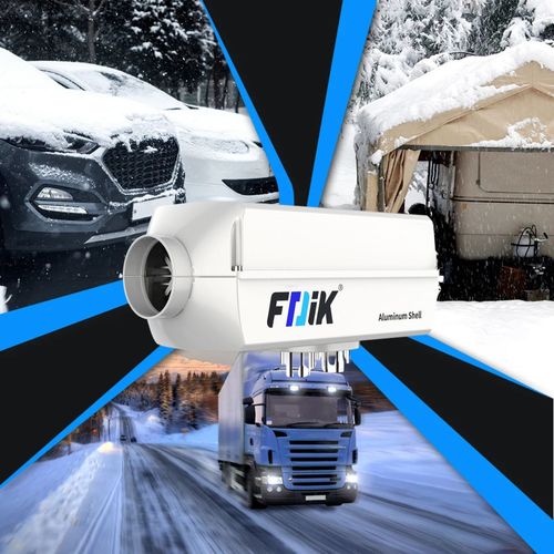 Ogrzewanie postojowe 5kW 12V diesel LCD FDIK nagrzewnica olejowa z dmuchawą na Arena.pl