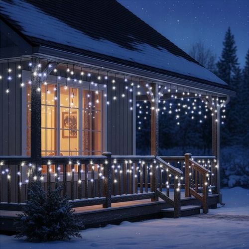 LAMPKI SOPLE 50LED ZEWNĘTRZNE IP65 PRO BIAŁE FLASH 2,5m GRUBE PROFESJONALNE na Arena.pl