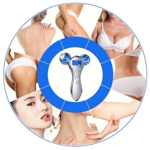 Masażer twarzy Kulowy 4D do masażu ciała Bezprzewodowy z wibracją EMS LED na Arena.pl