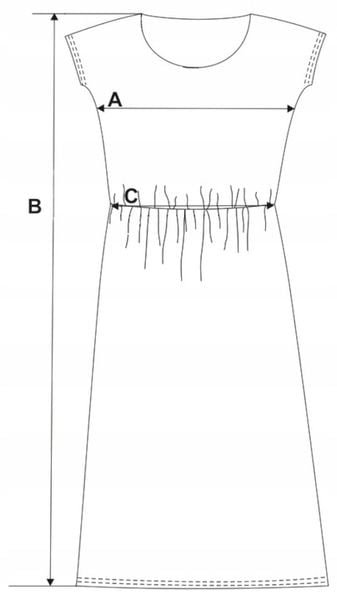 Krótka Sukienka Damska Rozkloszowana Zwiewna Kolorowa Wzorzysta MORAJ S/M zdjęcie 2