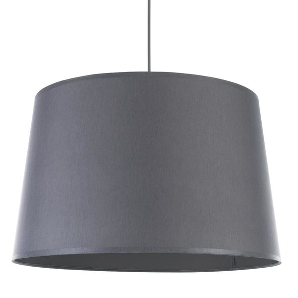 Wisząca lampa abażurowa Maja 1881 TK Lighting do salonu szara grafitowa zdjęcie 1
