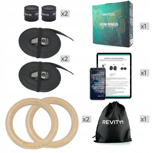 KÓŁKA GIMNASTYCZNE DREWNIANE KOŁA OBRĘCZE DO ĆWICZEŃ Z MIARKĄ I na Arena.pl