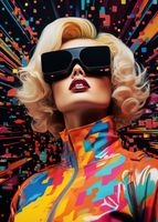 Plakat 50x70cm Retro Futuryzm