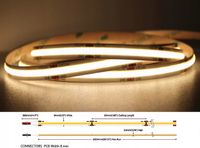 TAŚMA LED LED-COB-24V/8W-WW/5M - 3000K MW Lighting