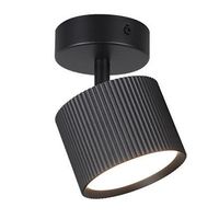 KINKIET LED CZARNY 12W RUCHOMY ALUMINIUM 350 STOPNI