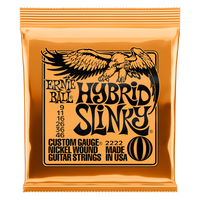 Struny do gitary elektrycznej Ernie Ball 2222 Hybrid Slinky Nickel 9-46