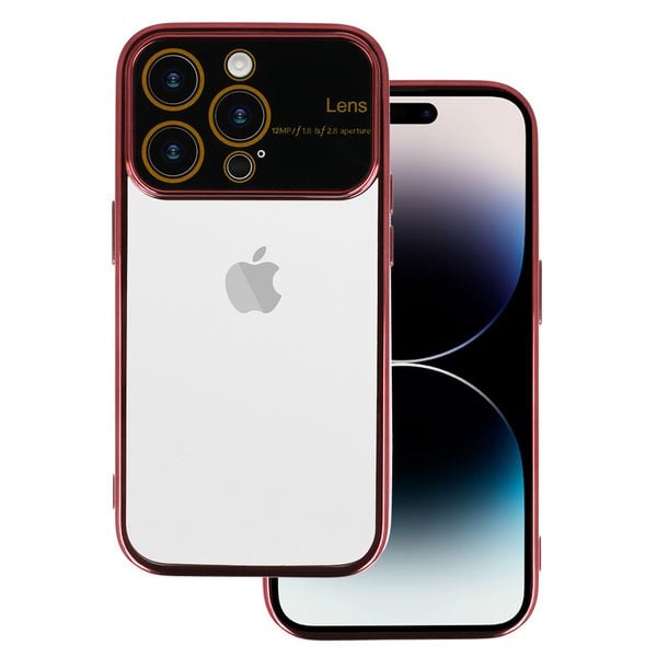 Electro Lens Case do Iphone 13 Pro Wiśniowy zdjęcie 1