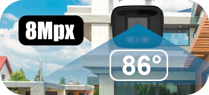 Bezprzewodowa kamera zewnętrzna WiFi IP 8Mp 4K Ultra HD SMART APLIKACJA iOS zdjęcie 11