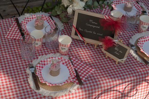 Kubeczki papierowe w czerwono białą kratkę, 10 szt. na Arena.pl