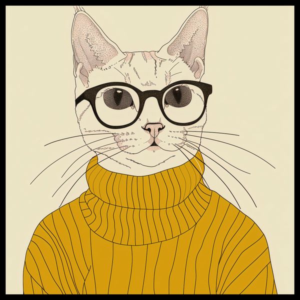 Plakat 50x50cm Intelektualista zdjęcie 2