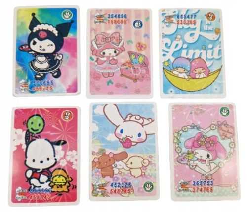 KARTY KUROMI BOOSTER BOX 288 KART 36 SASZETEK MEGA ZESTAW SANRIO na Arena.pl