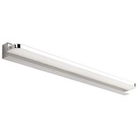 Ścienna LAMPA kinkiet REGAL 00009 Ideus metalowa OPRAWA prostokątna LED 12W 4000K listwa belka chrom