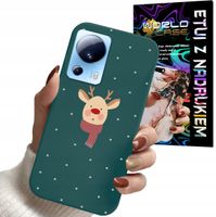 ETUI CASE DO XIAOMI 13 LITE - ŚWIĄTECZNE WZORY RENIFER MIKOŁAJ PREZENT