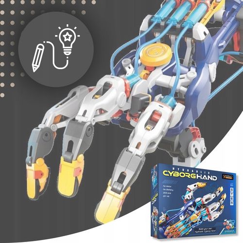 Zabawki Dla Dzieci Interaktywne Edukacyjne Robot Hydrauliczna Ręka Cyborga na Arena.pl