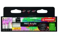 Markery Free, białe (3 sztuki) zdjęcie 1