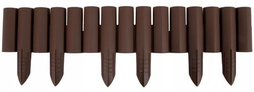 Palisada Ogrodowa Paliki Brąz 2,7 m Border Płotek na Arena.pl