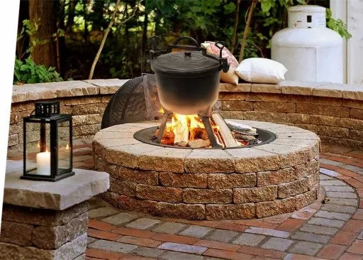 KOCIOŁEK ŻELIWNY MEYERHOFF 15L + GRATIS ŁYŻKA zdjęcie 13