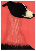 Plakat plakaty portret pies 21x29,7 cm A4