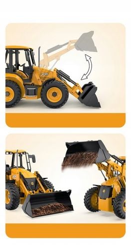 KOPARKA ZDALNIE STEROWANA JCB RC ŁADOWACZ BULDOŻER DOUBLEE na Arena.pl