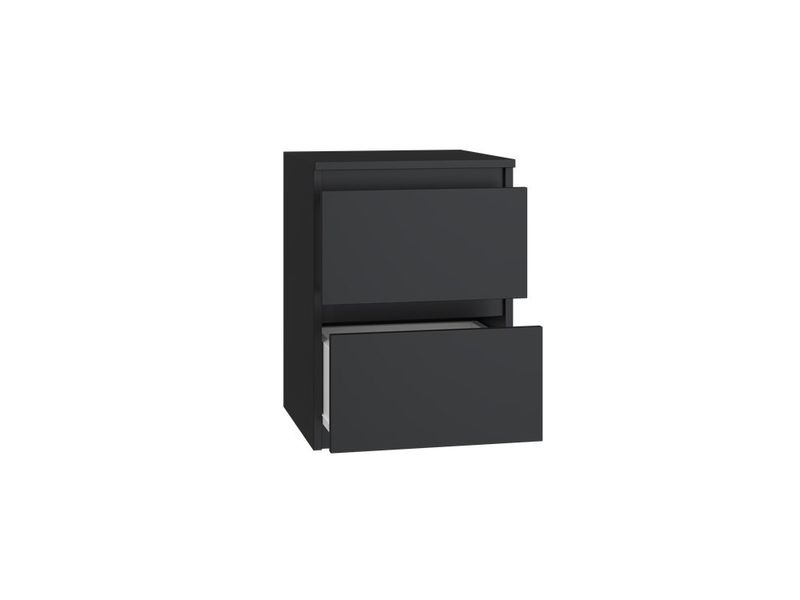 SZAFKA NOCNA MALWA M2 - CZERŃ zdjęcie 2