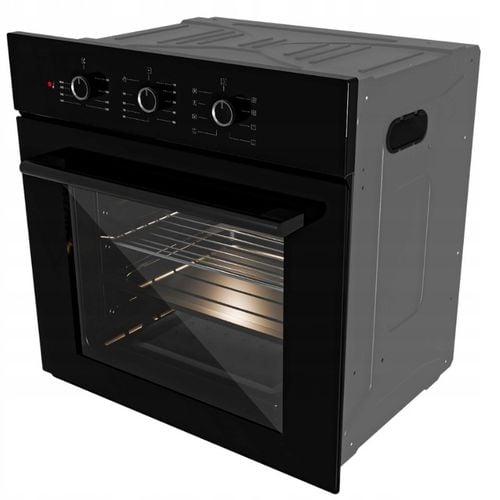 PIEKARNIK DO ZABUDOWY GŁĘBOKOŚĆ 55cm ELEKTRYCZNY 50L CZARNY POKRĘTŁA na Arena.pl