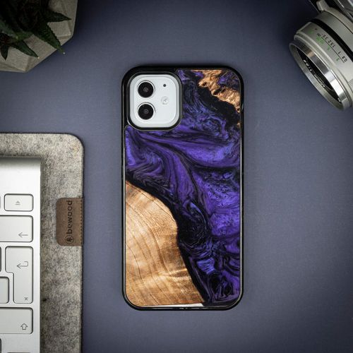 etui bewood unique na iphone 12 / 12 pro - violet na Arena.pl