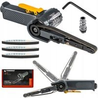 SZLIFIERKA TAŚMOWA PNEUMATYCZNA CZOŁG 20000 OBR 10X330MM REGULACJA GŁOWICY