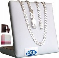 Pancerka Łańcuszek Srebrny Męski Naszyjnik próba 925 (na PREZENT)