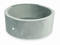 Suchy basen 110x40 Velvet szary bez piłeczek