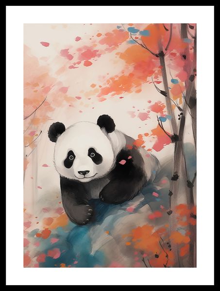 Plakat 29,7x42cm Panda wśród Klonów zdjęcie 3