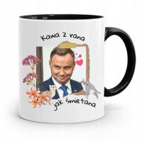 Kubek Czarny Prezydenta Andrzej Duda Kawa Z Rana